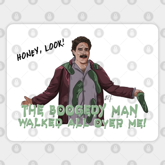 Mr. Boogedy: Honey Look! Magnet by 51Deesigns